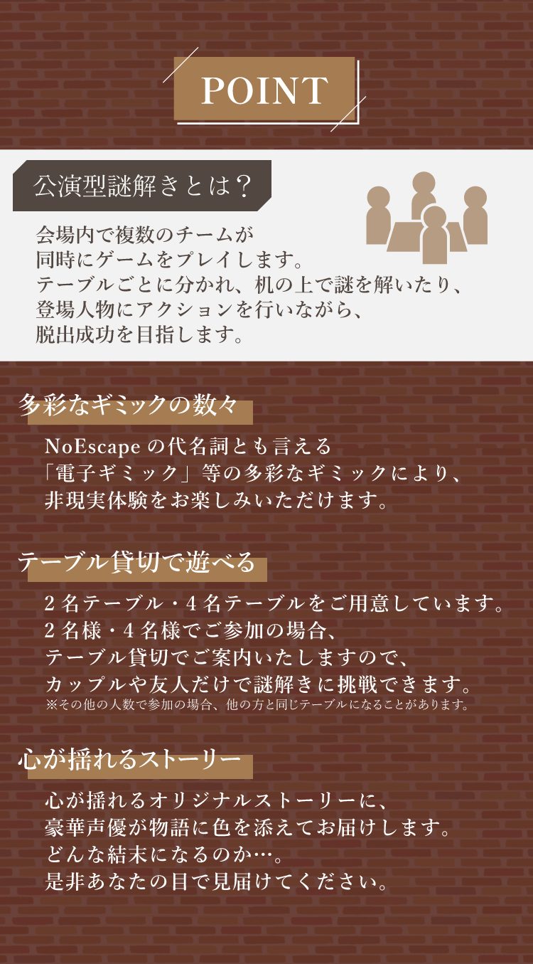 公演のポイント